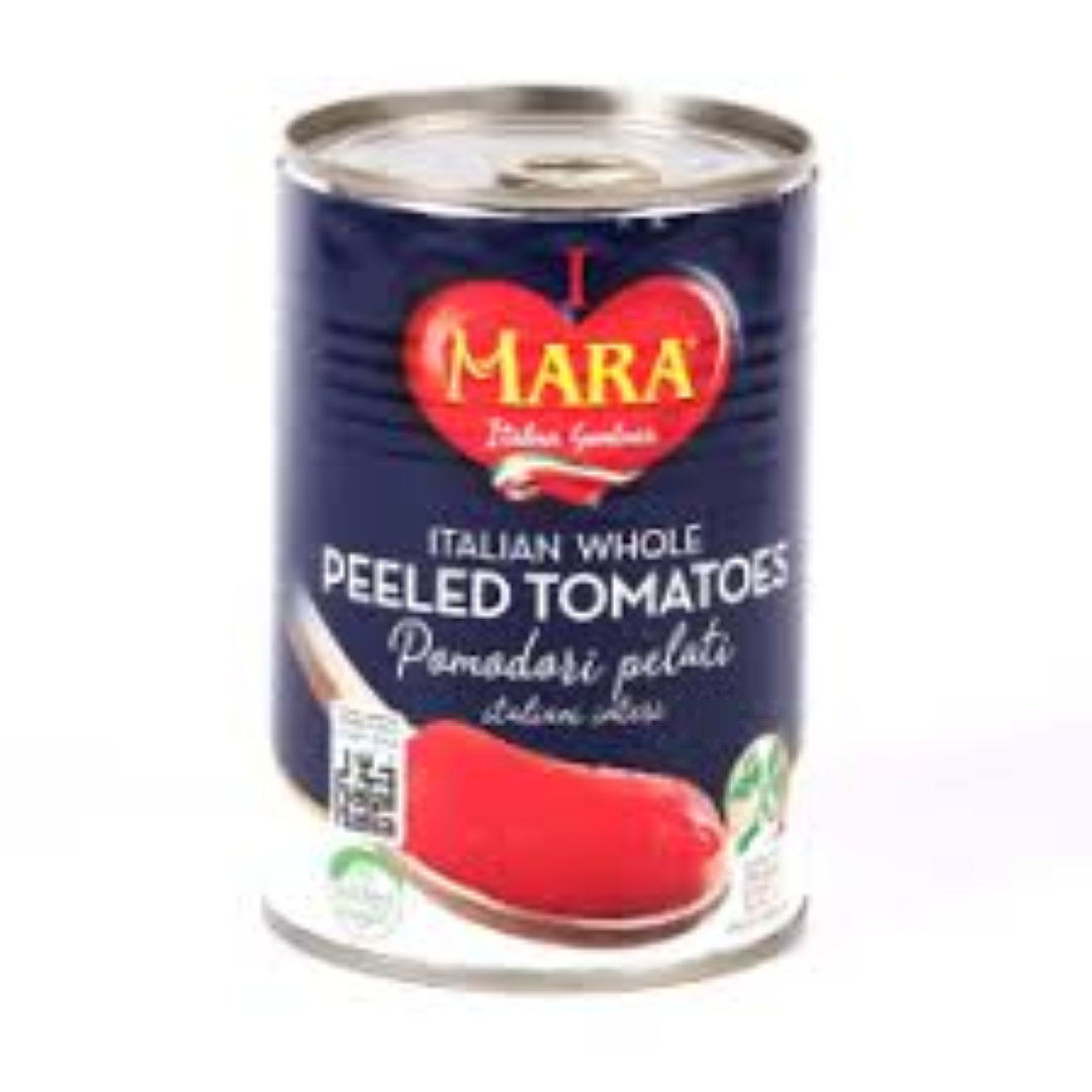 MARA WHOLE PEELED TOMATOES 400G